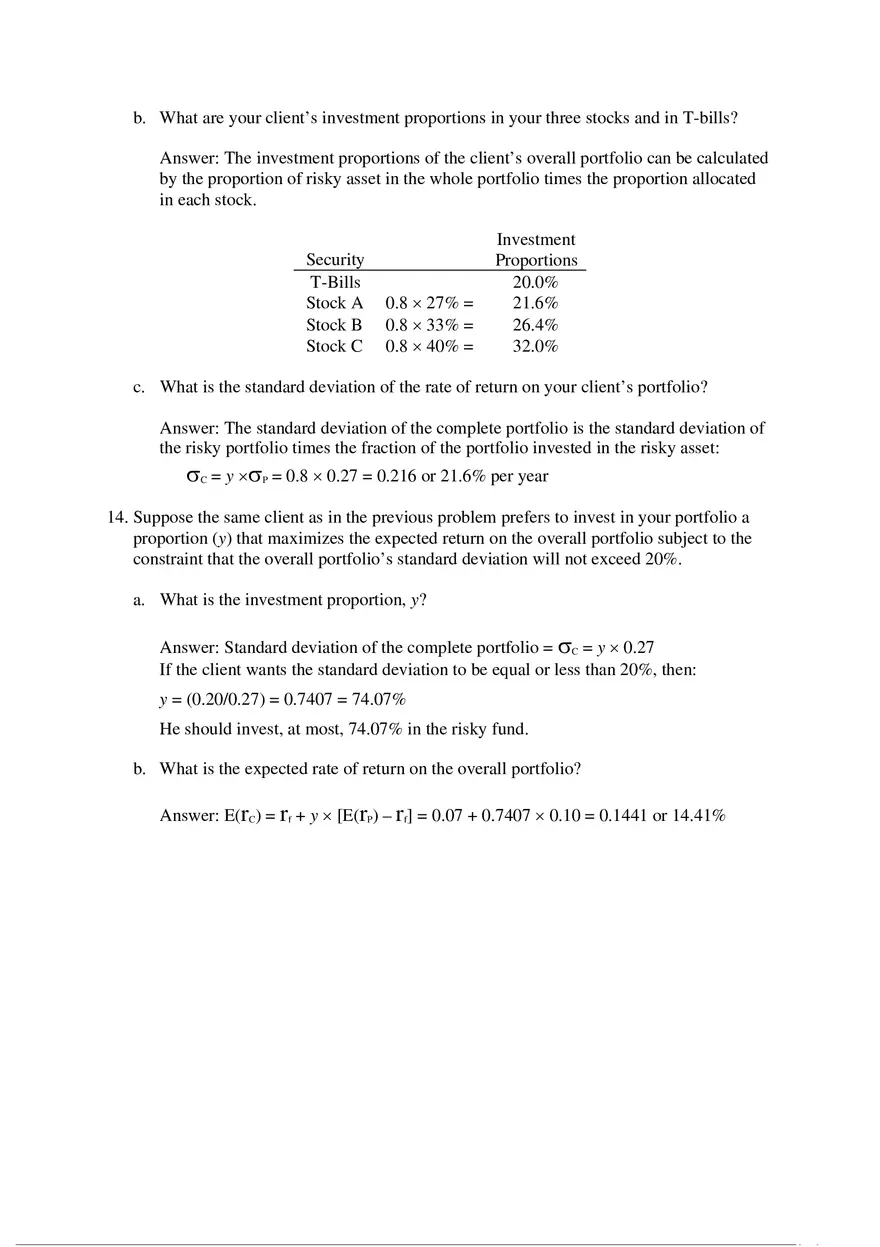 Stock Market - Solutions to Homework Problems - Page 6