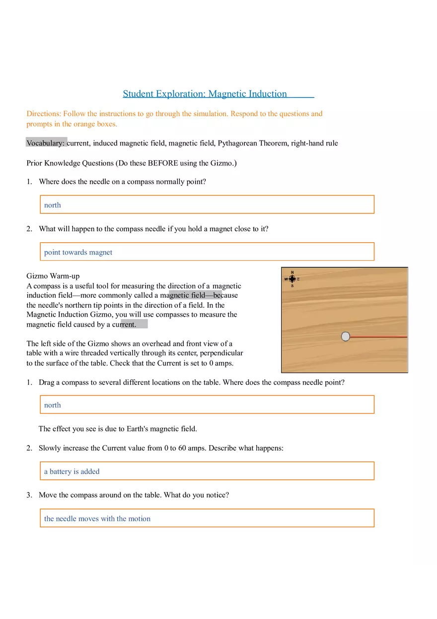 Magnetic Induction Solution - Page 1