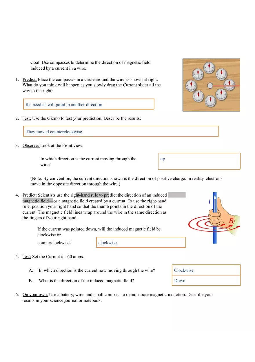 Magnetic Induction Solution - Page 2