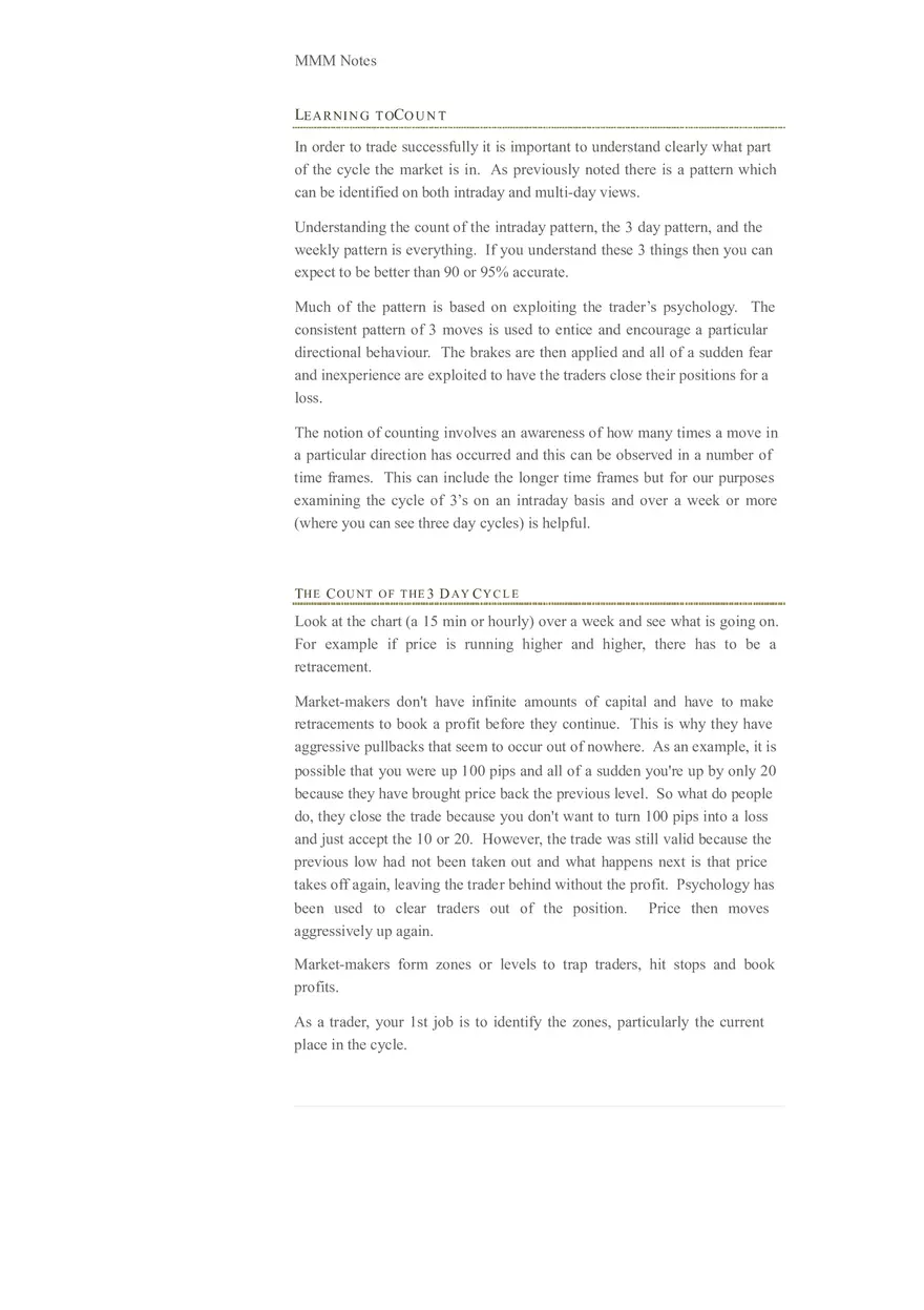 The Market Maker Method Study Guide Part 3 - Page 3