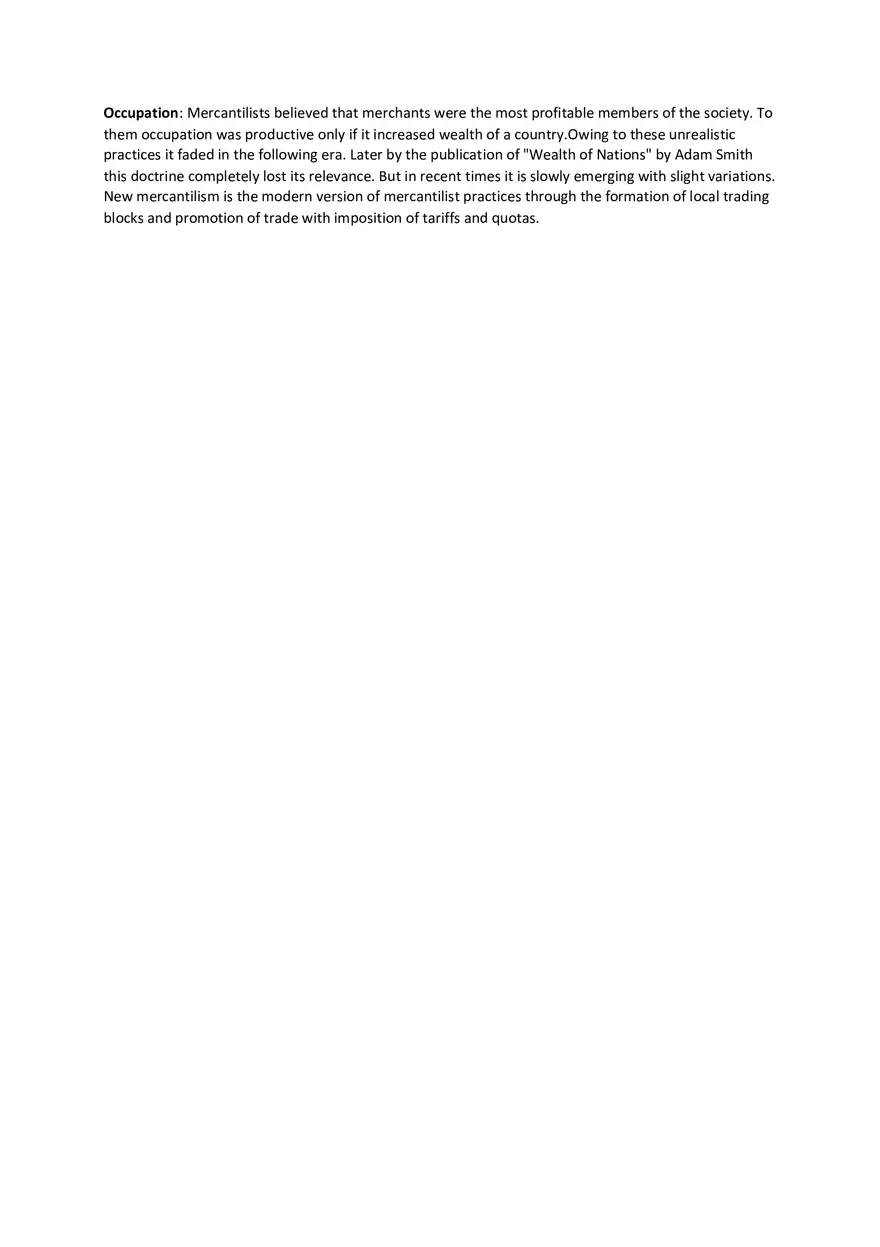 Main Ideas or Characteristics of Mercantilism - Page 2