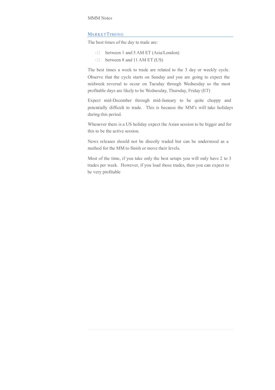 The Market Maker Method Study Guide Part 5 - Page 10