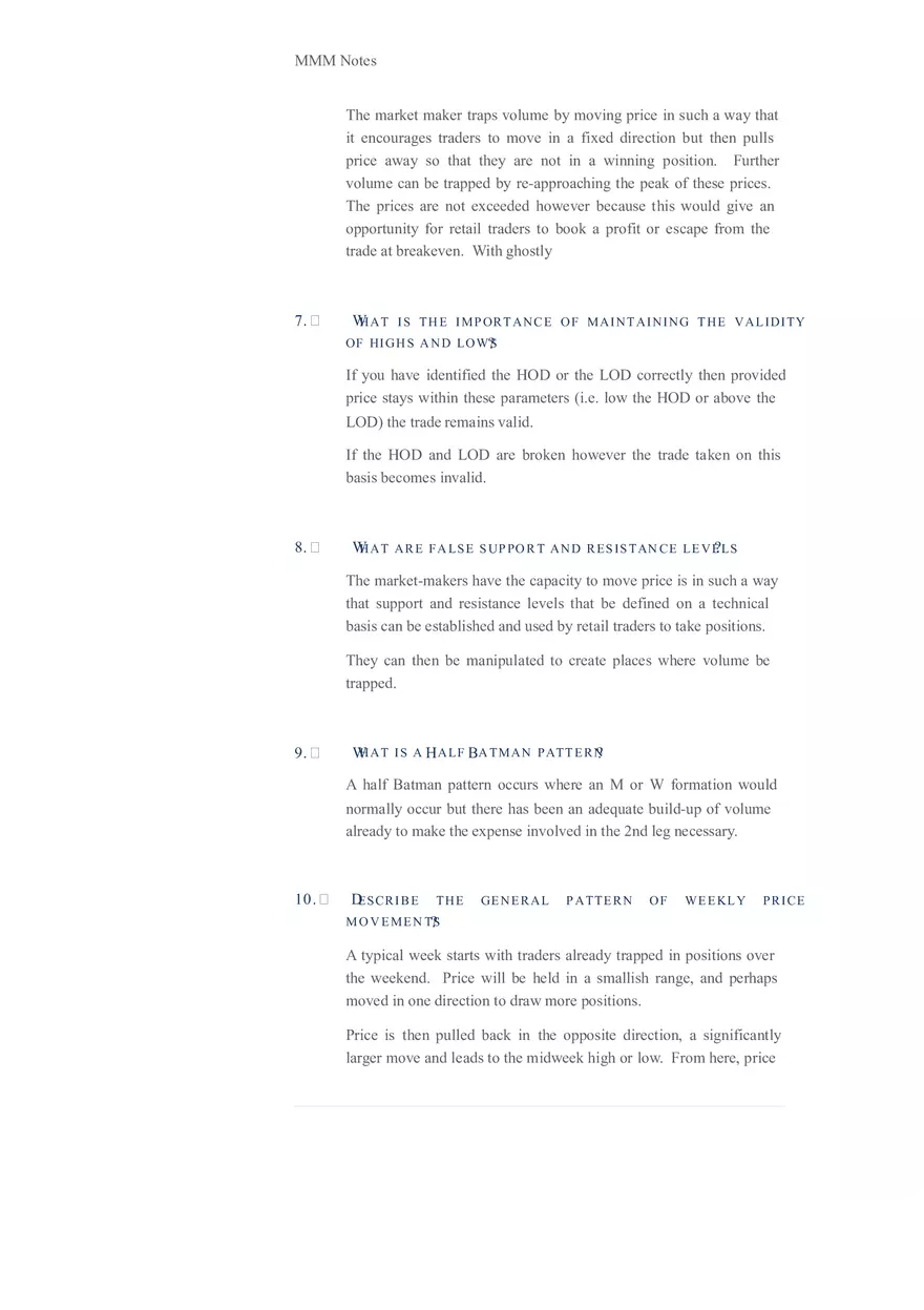 The Market Maker Method Study Guide Part 7 - Page 6