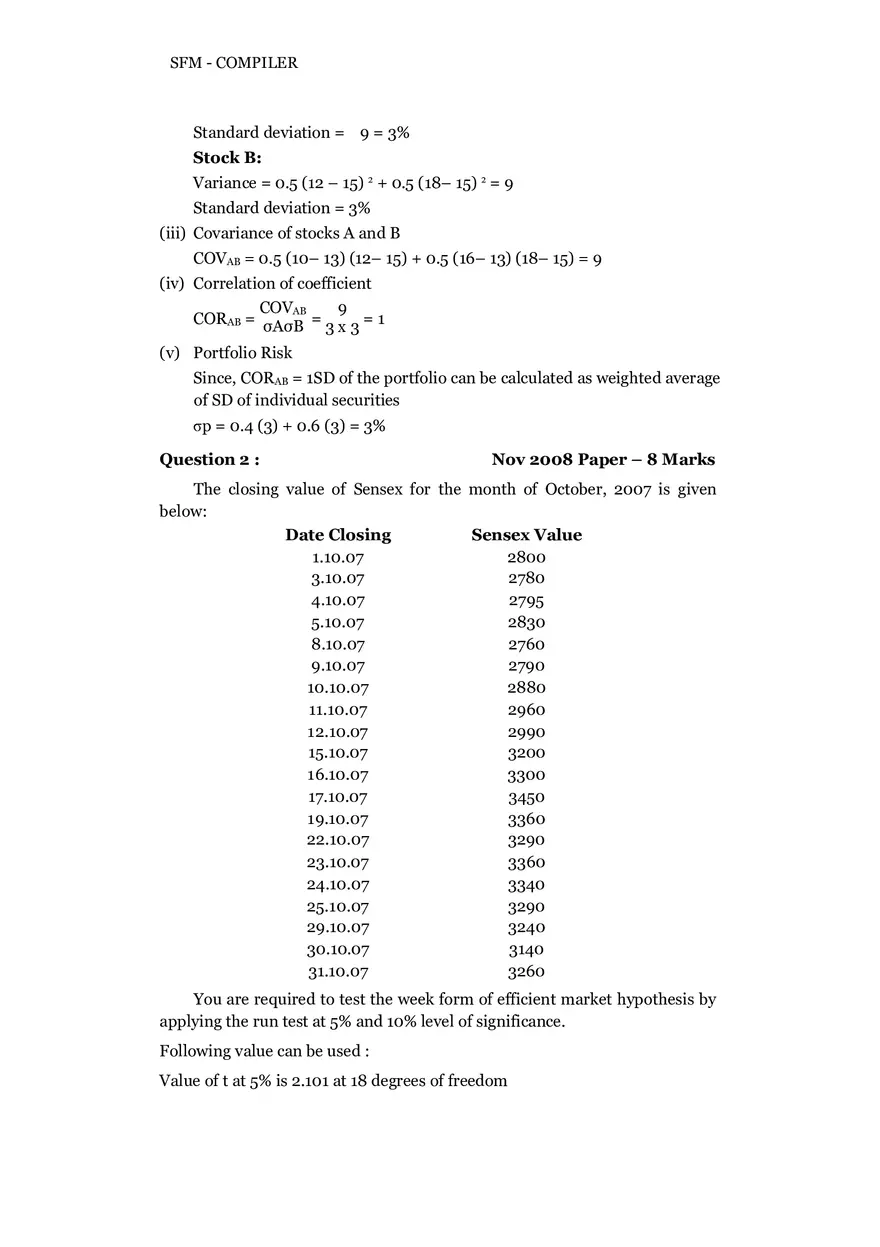 Risk, Return and Portfolio Study Guide Part 1 - Page 2