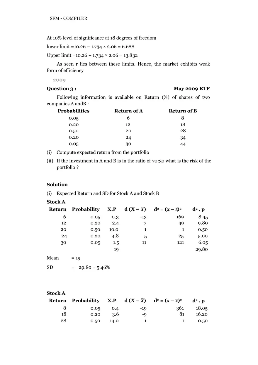Risk, Return and Portfolio Study Guide Part 1 - Page 4