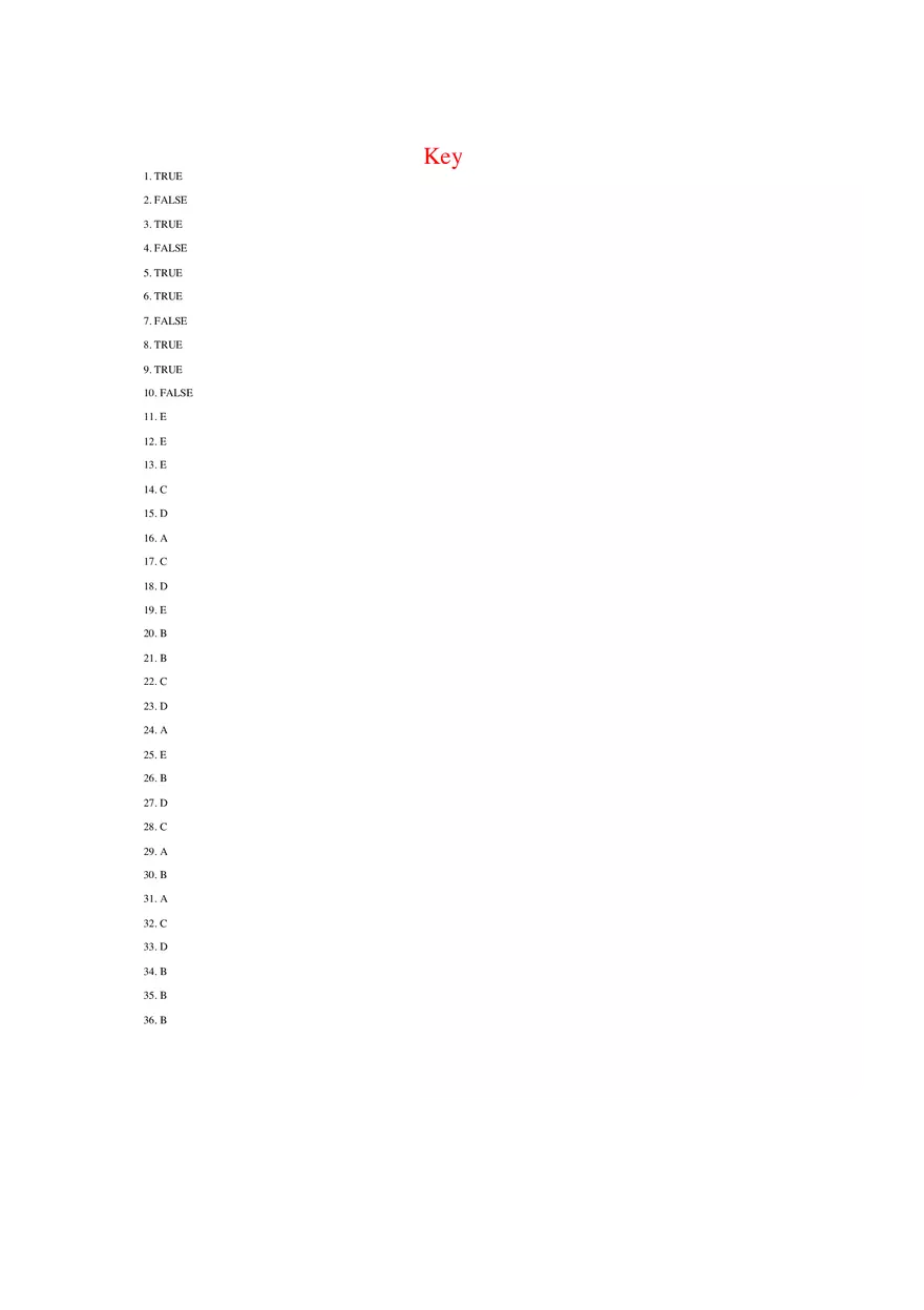 Stress - Testbank Answers - Page 1