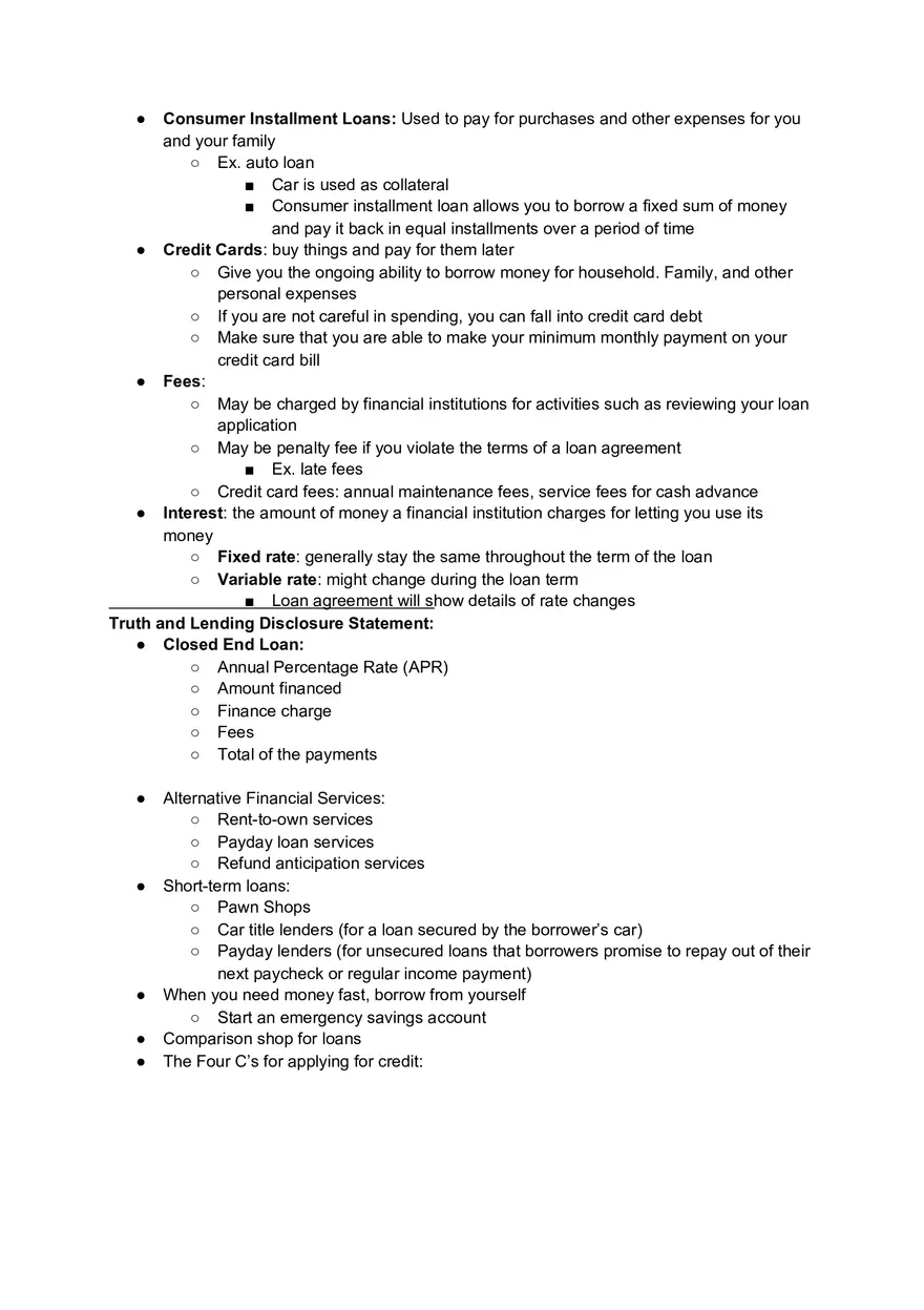 Module 2 Borrowing Basics - Page 2
