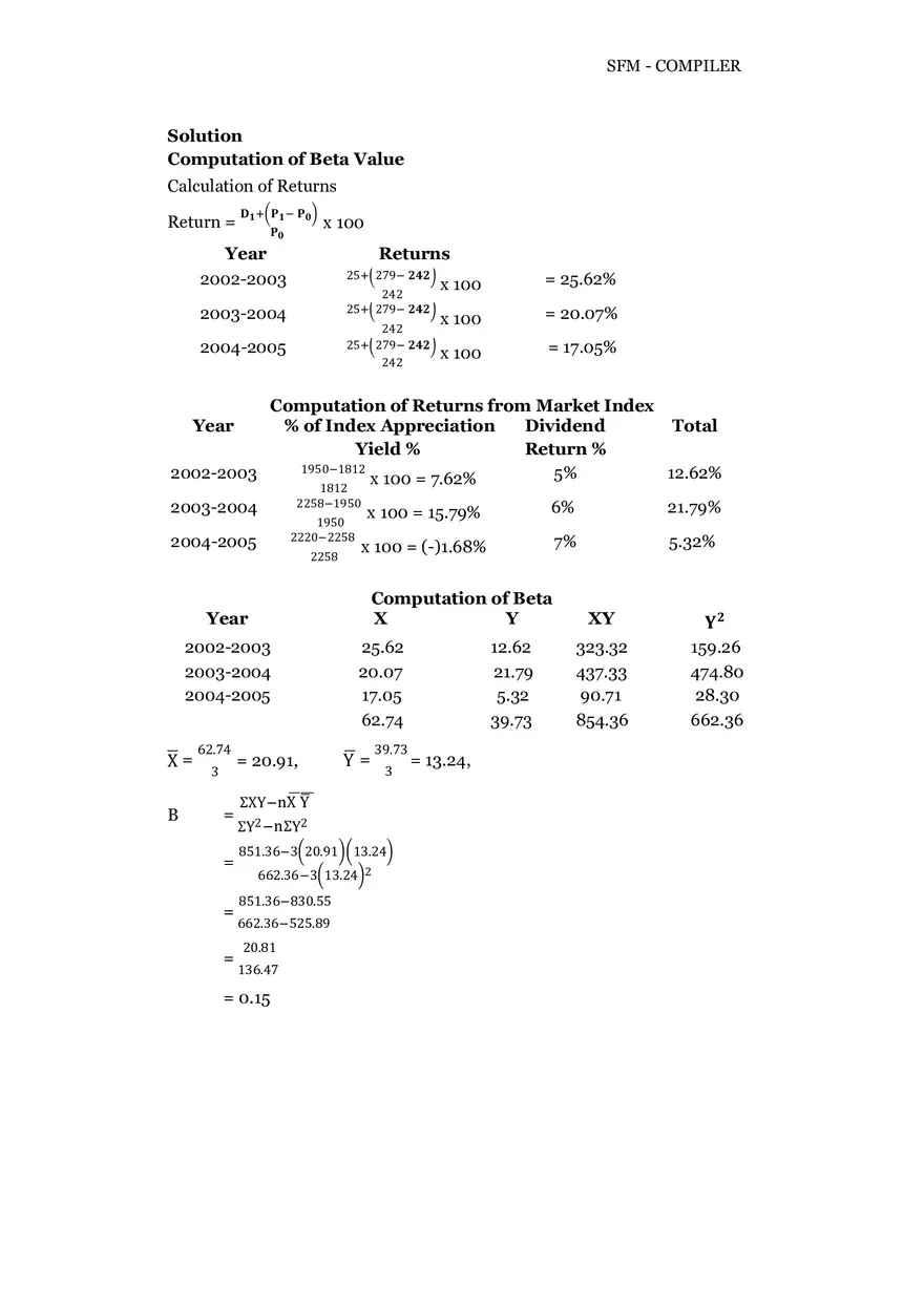 Risk, Return and Portfolio Study Guide Part 5 - Page 9