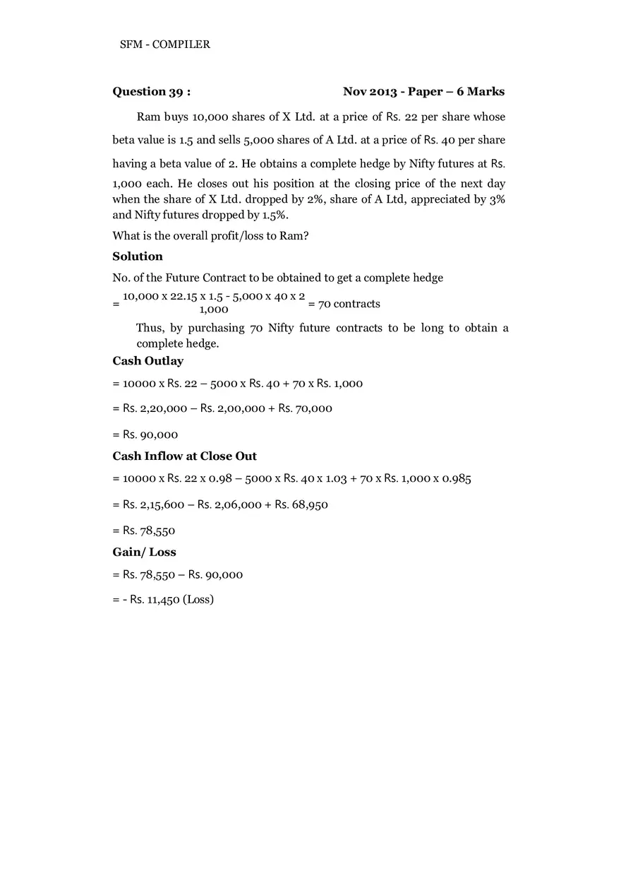 Risk, Return and Portfolio Study Guide Part 4 - Page 10