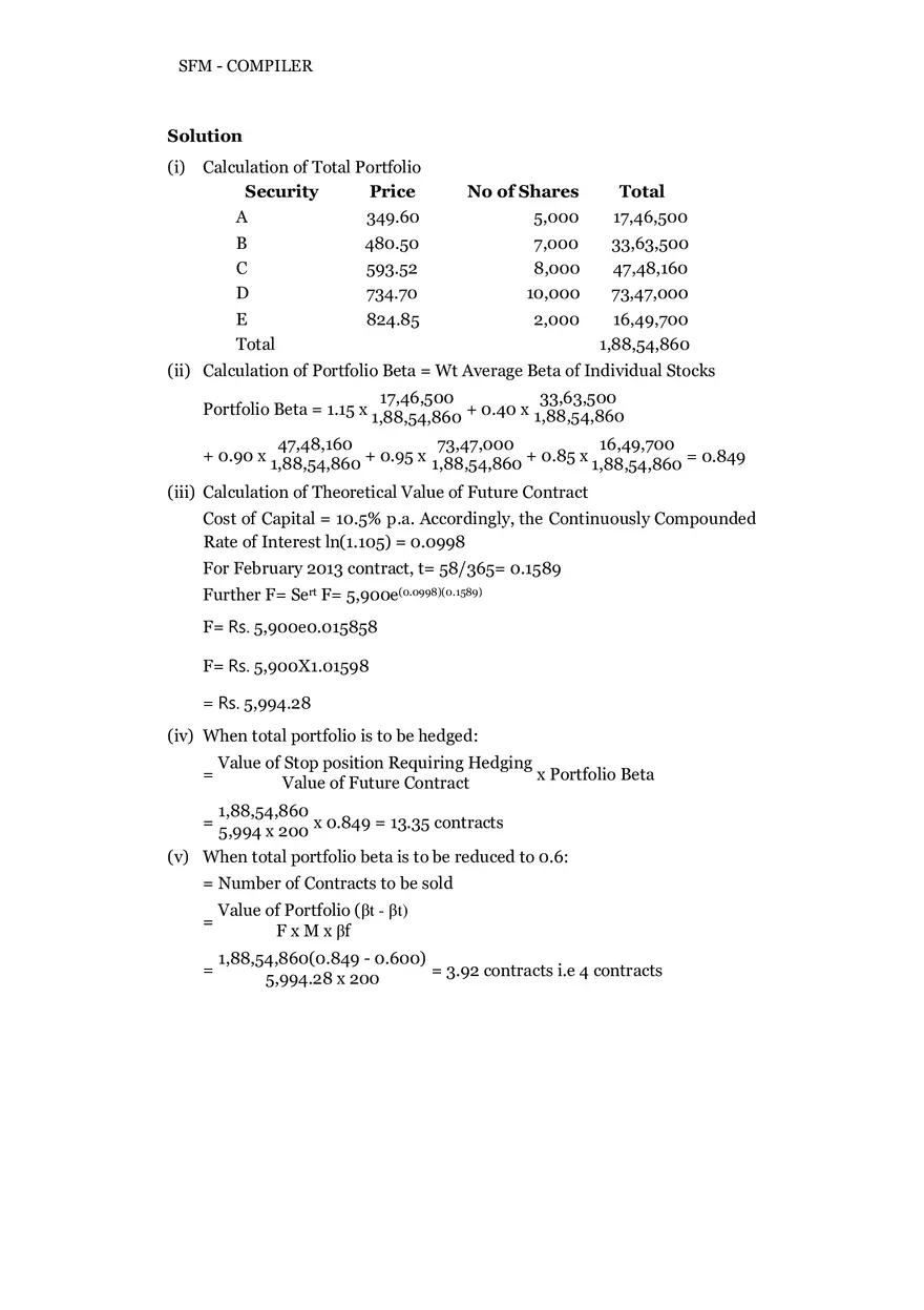 Risk, Return and Portfolio Study Guide Part 4 - Page 4