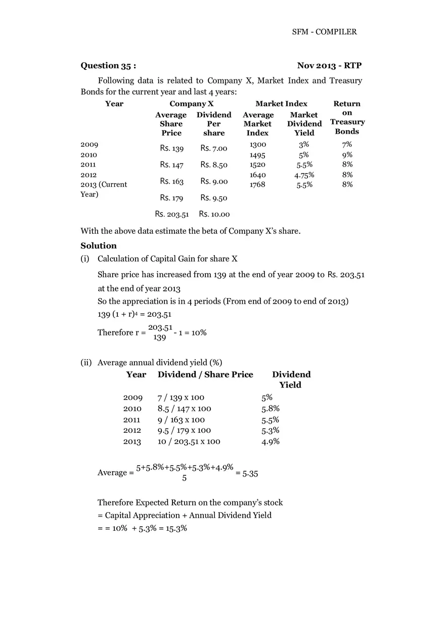 Risk, Return and Portfolio Study Guide Part 4 - Page 5