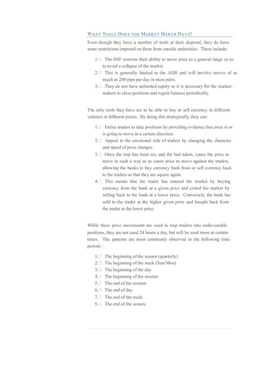 The Market Maker Method Study Guide Part 1 - Page 2