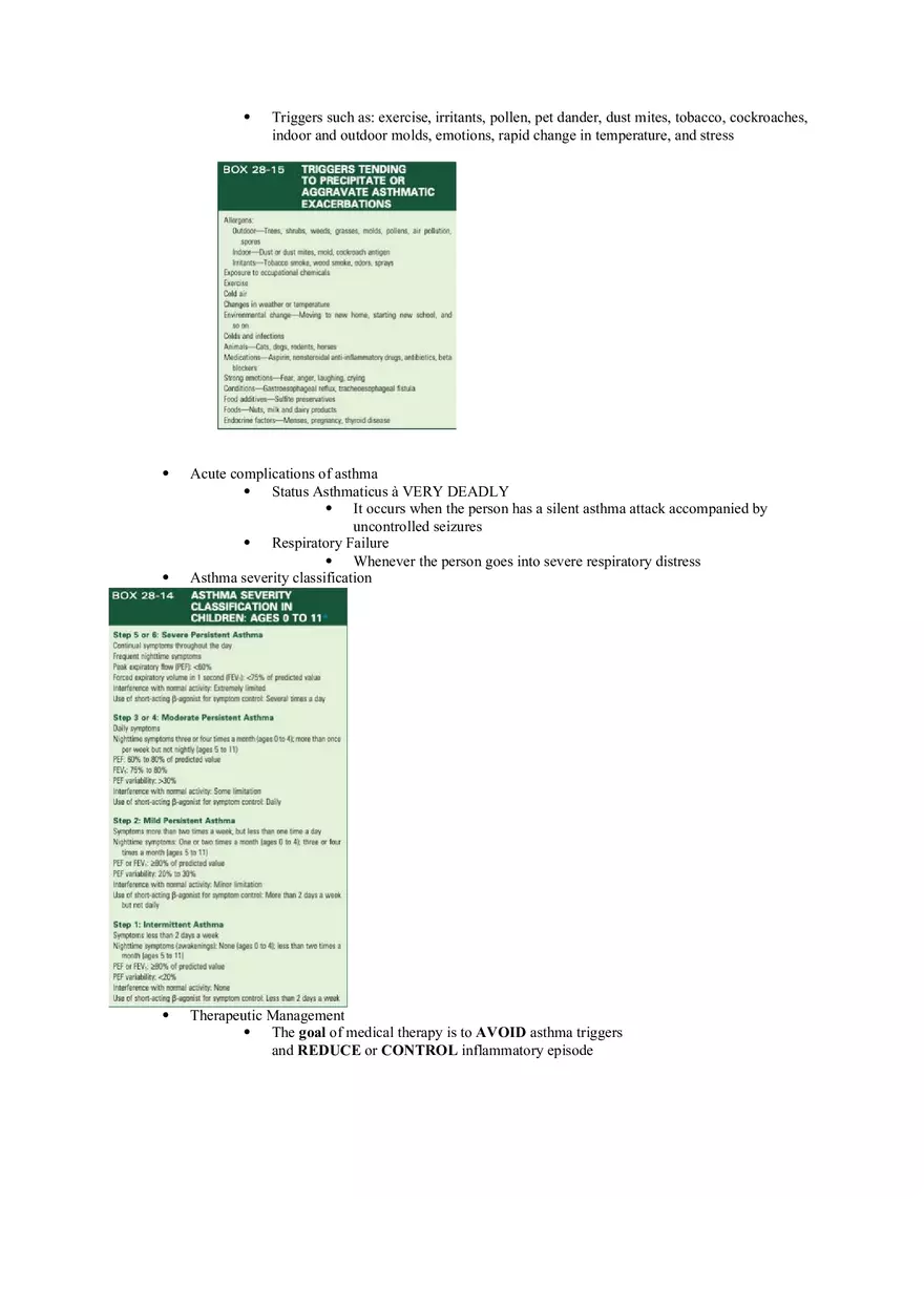 Nursing Care of the Child Review For Exam 1 Part 4 - Page 5