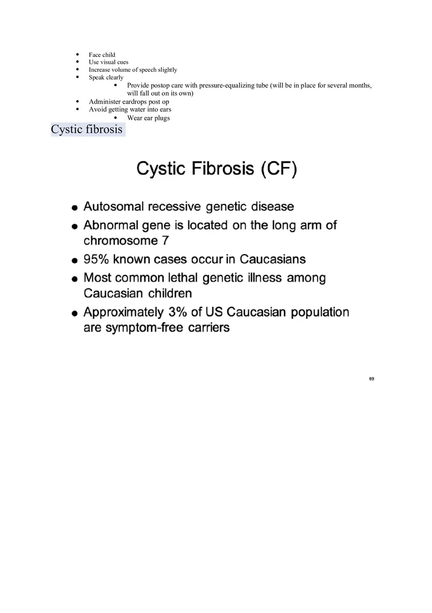 Nursing Care of the Child Review For Exam 1 Part 5 - Page 13