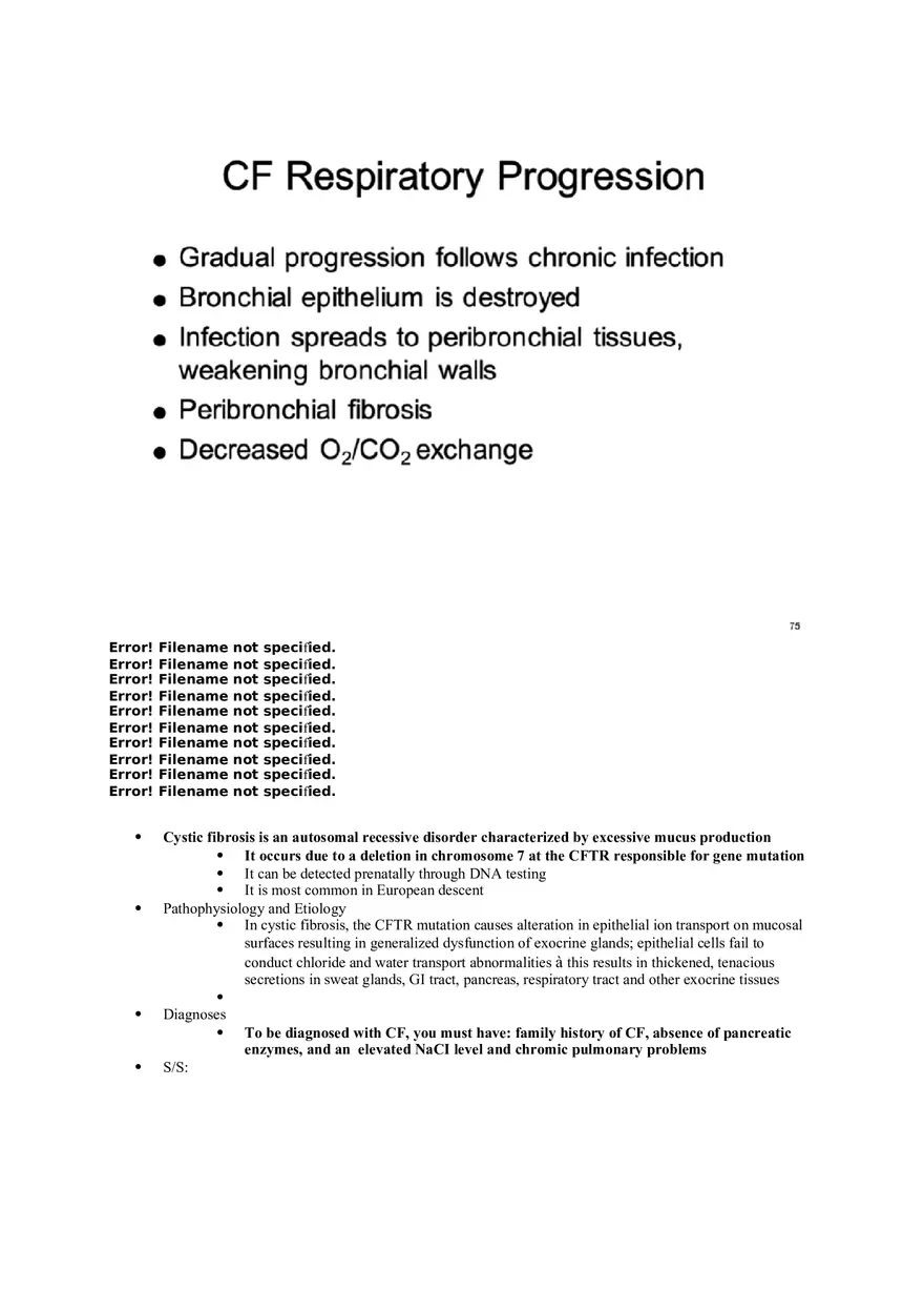 Nursing Care of the Child Review For Exam 1 Part 5 - Page 5