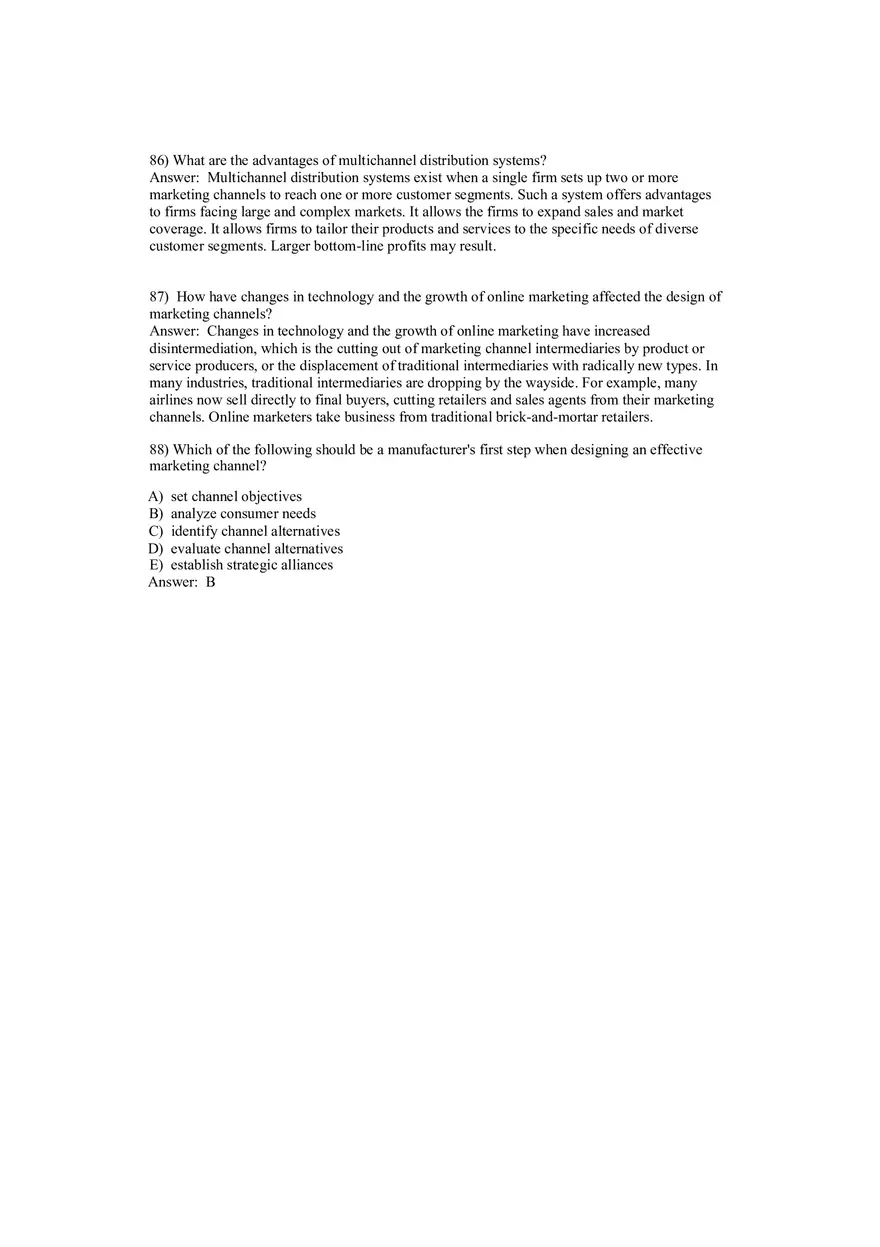 Marketing Channels Delivering Customer Value (Part 3) - Page 7