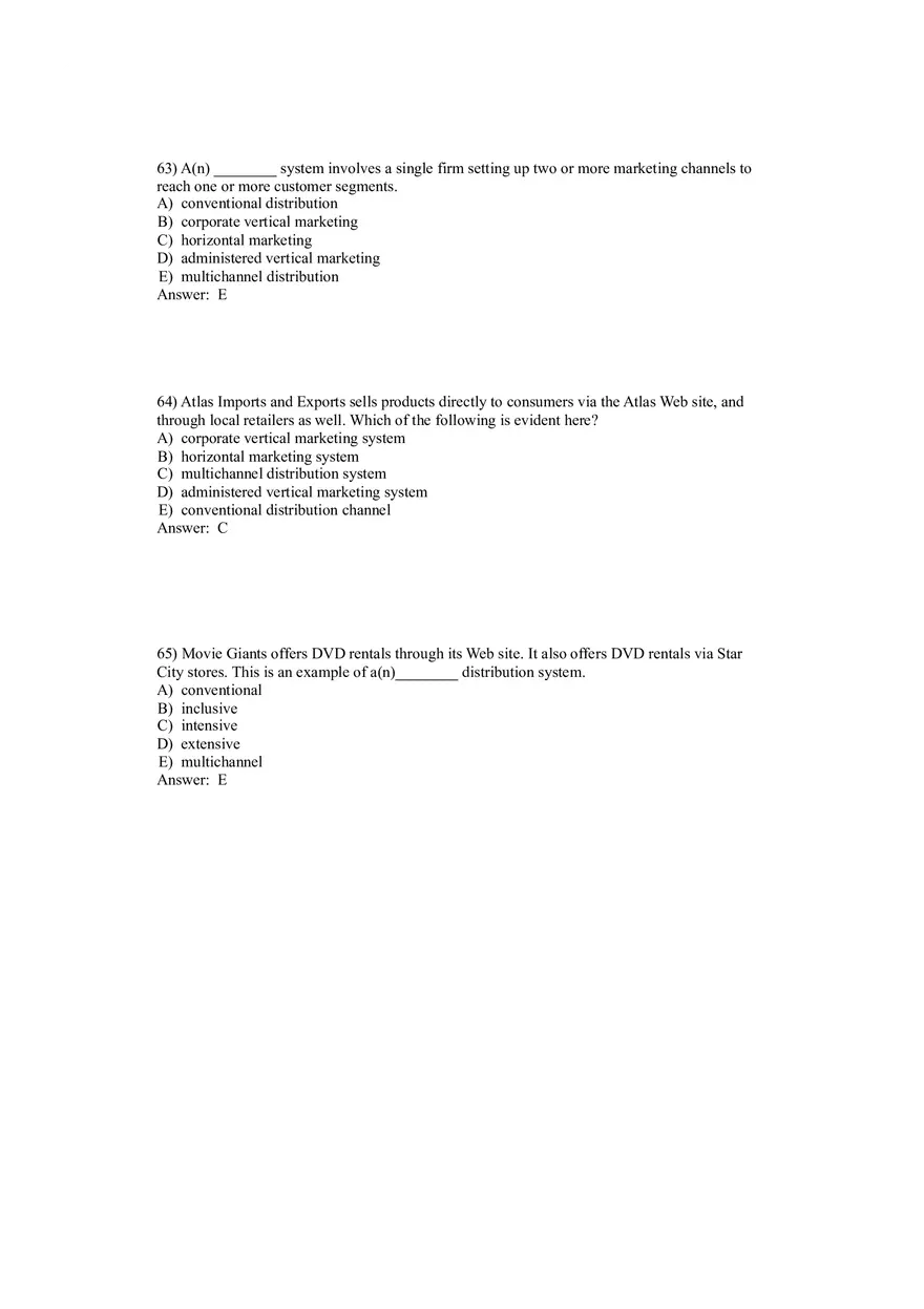 Marketing Channels Delivering Customer Value (Part 3) - Page 1