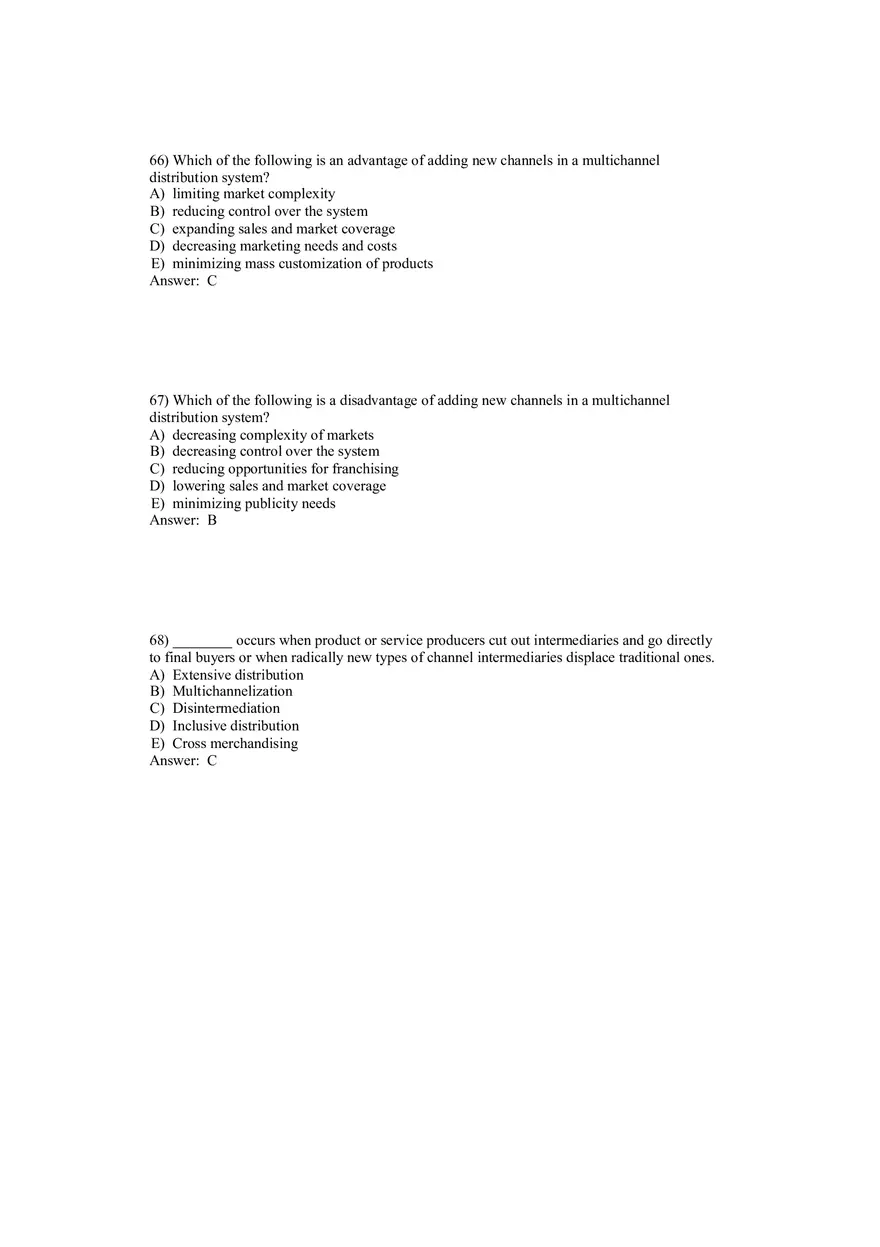 Marketing Channels Delivering Customer Value (Part 3) - Page 2