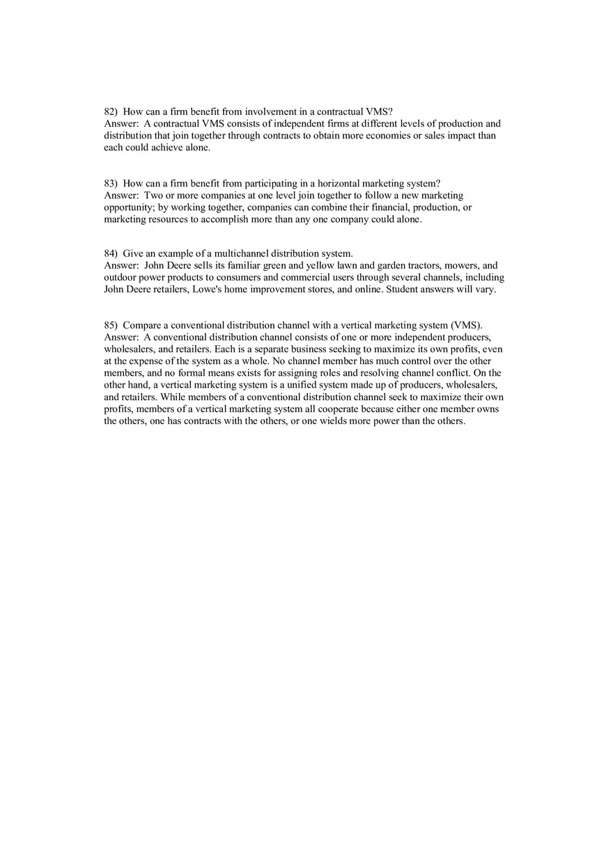 Marketing Channels Delivering Customer Value (Part 3) - Page 6