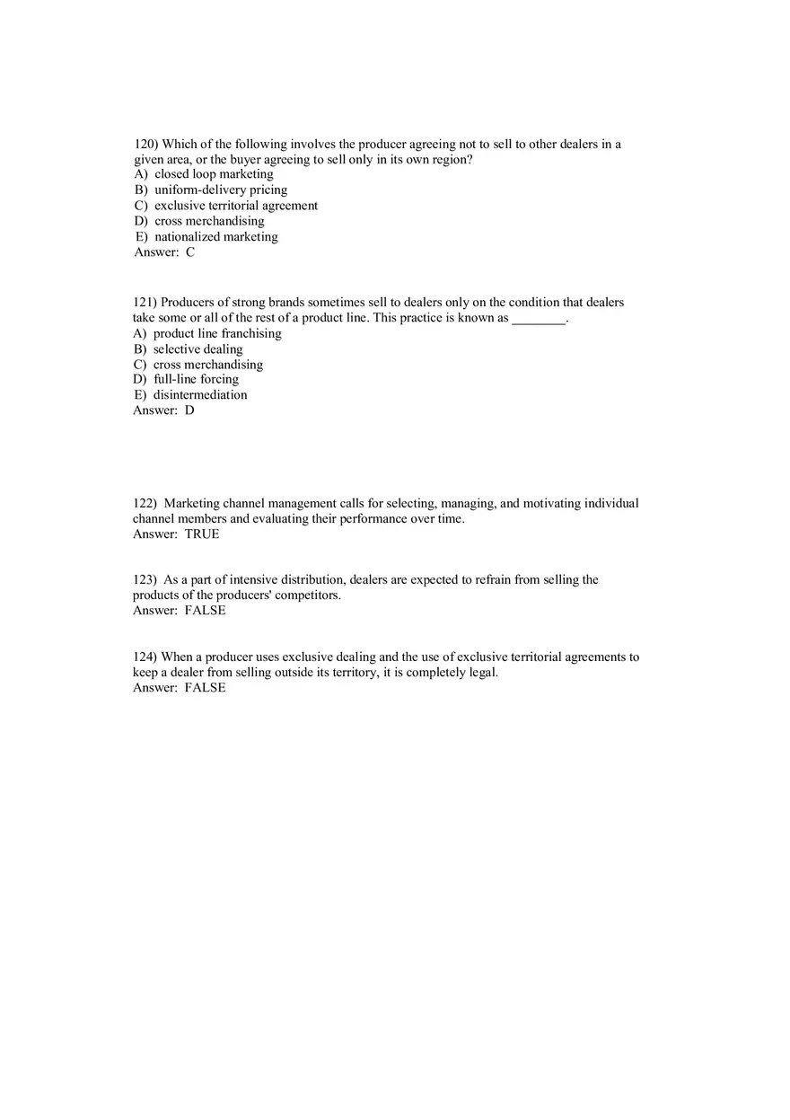 Marketing Channels Delivering Customer Value (Part 4) - Page 7