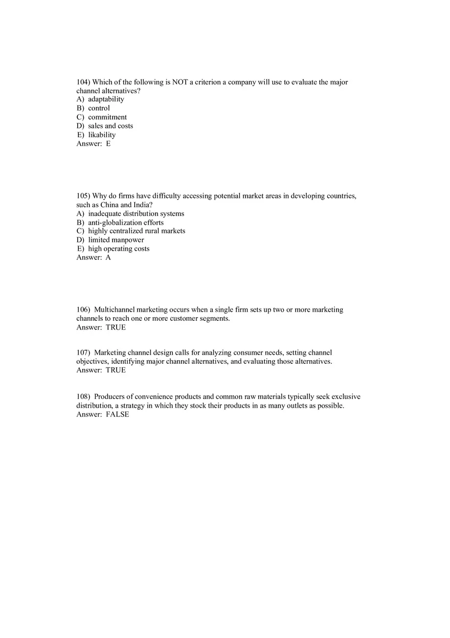 Marketing Channels Delivering Customer Value (Part 4) - Page 3