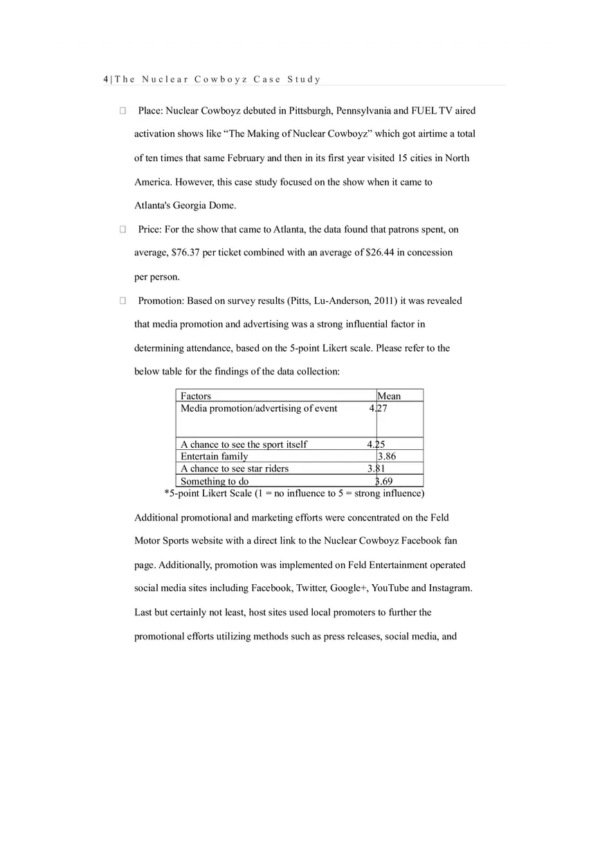 Marketing Case Study - Nuclear Cowboyz - Page 4
