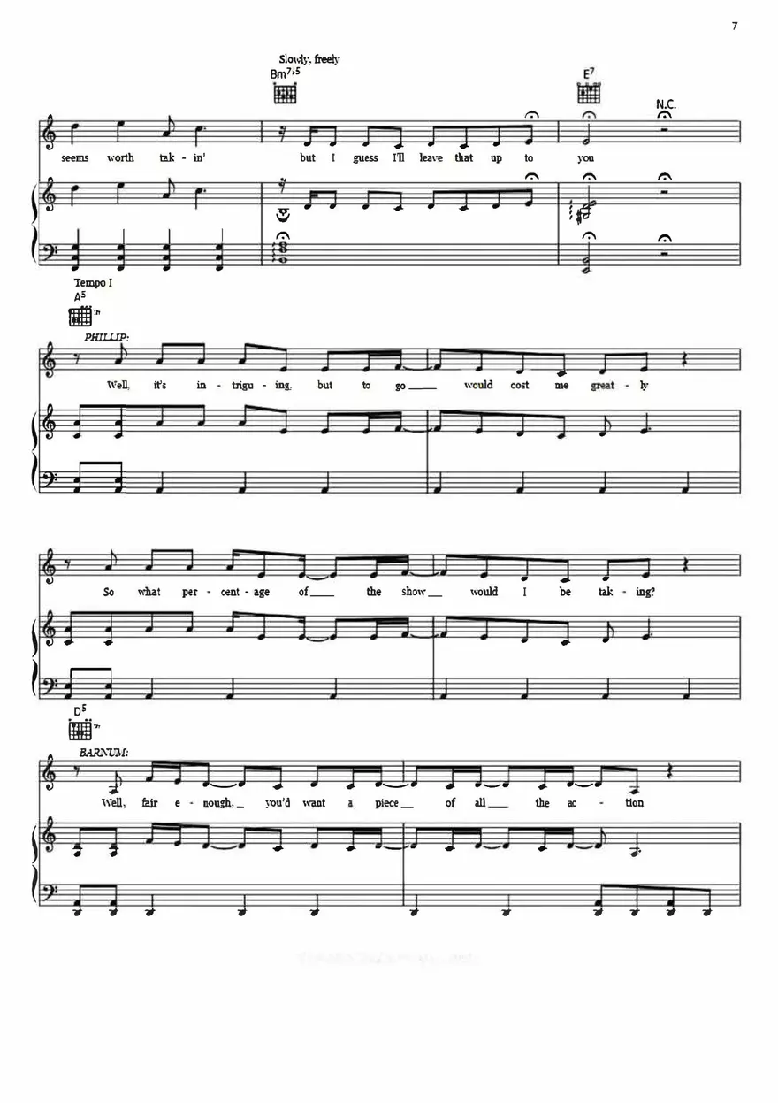 The Other Side Sheet Music The Greatest Showman - Page 8