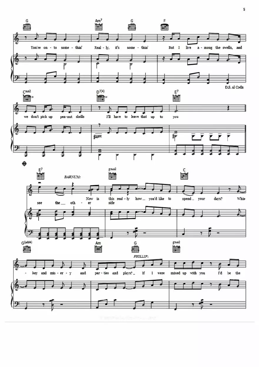 The Other Side Sheet Music The Greatest Showman - Page 6