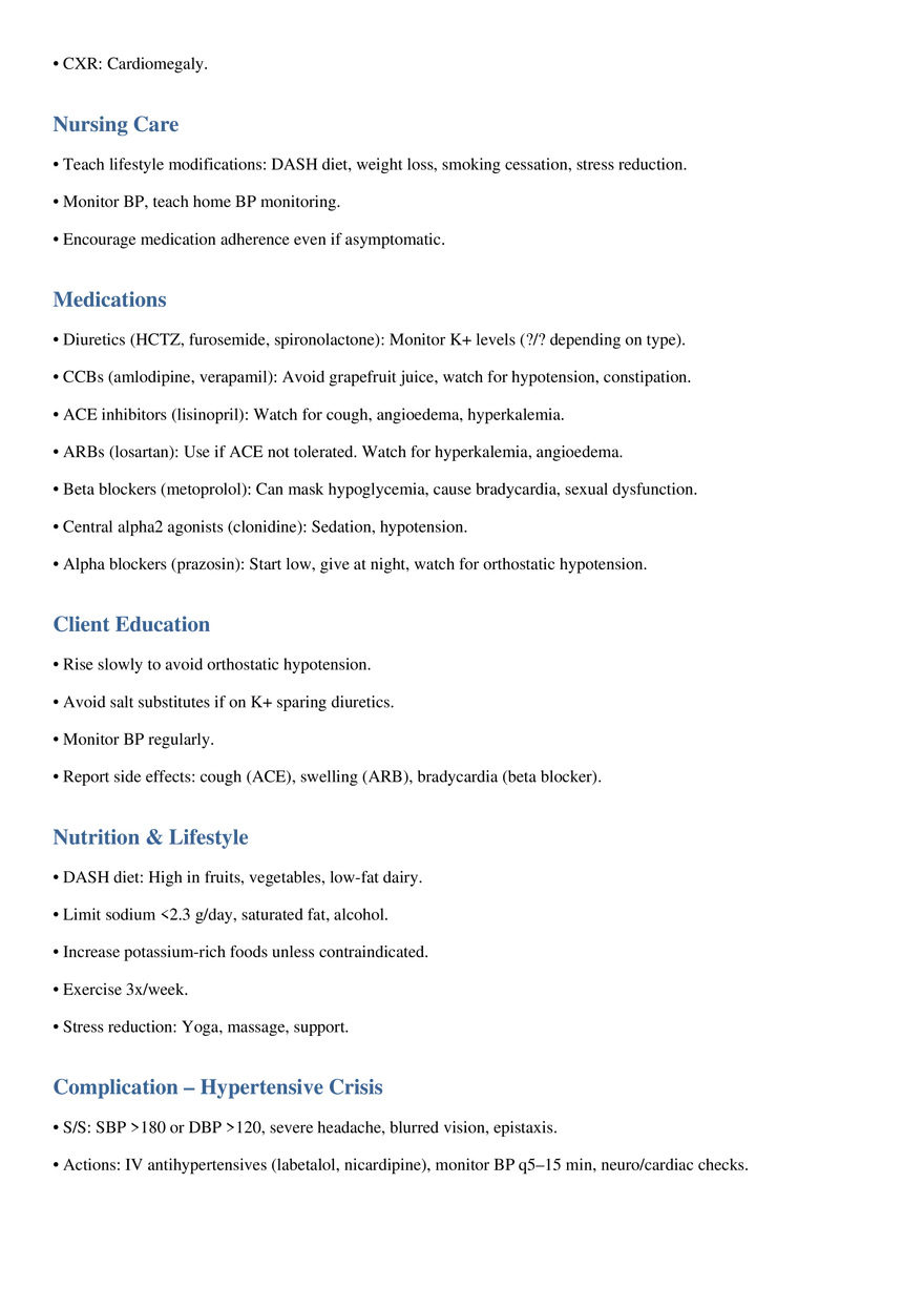 ATI RN VATI & NCLEX Essentials – Hypertension - Page 2