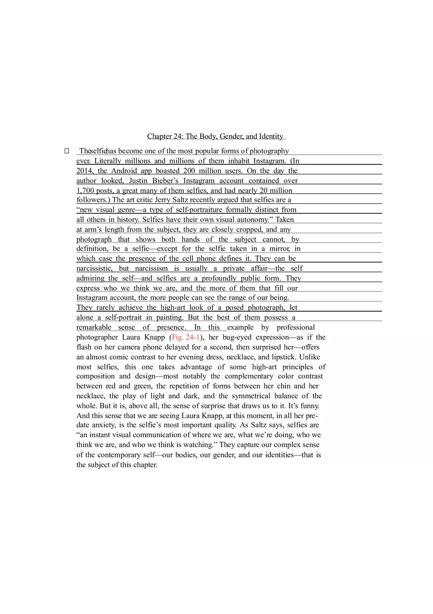 Art - The Body, Gender, and Identity - Page 1