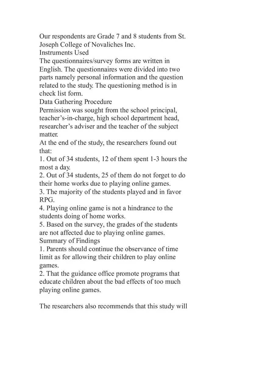 Scope and Delimitation Example in Research - Page 6