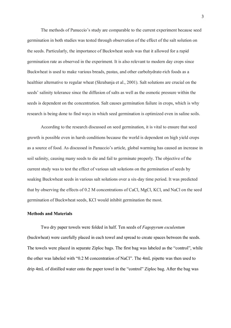 Final Seed Germination Lab Report - Page 3