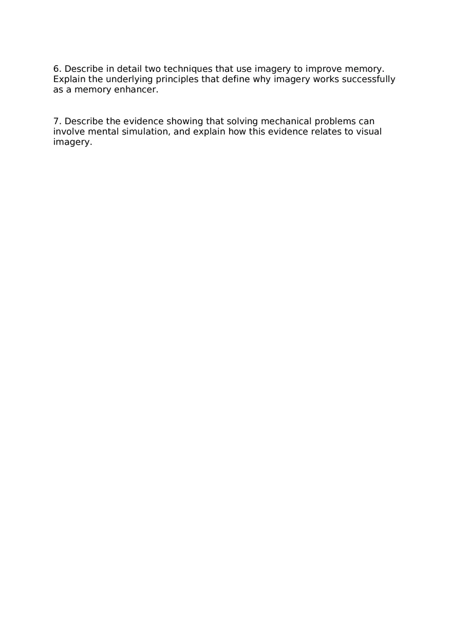 Visual Imagery Questions and Answers - Page 8
