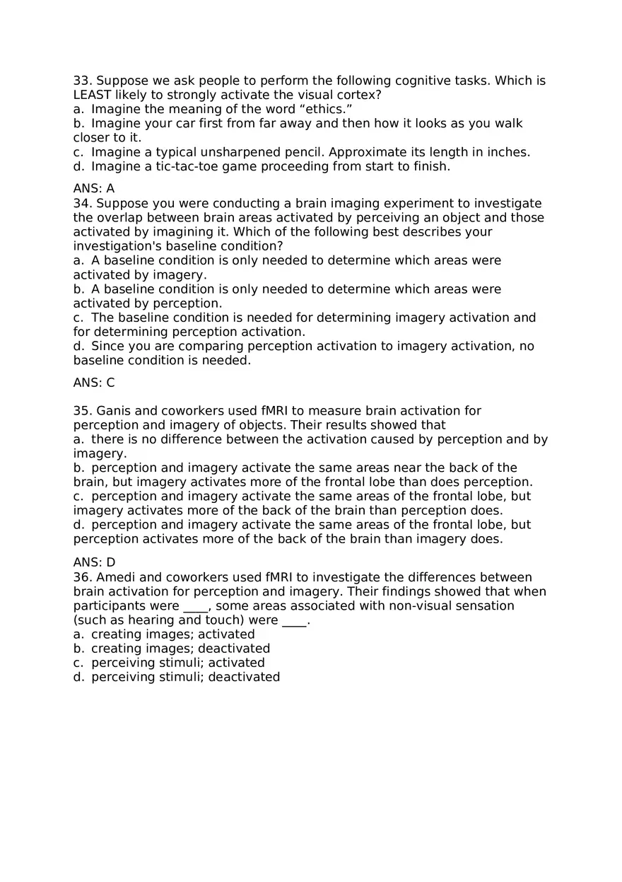 Visual Imagery Questions and Answers - Page 15