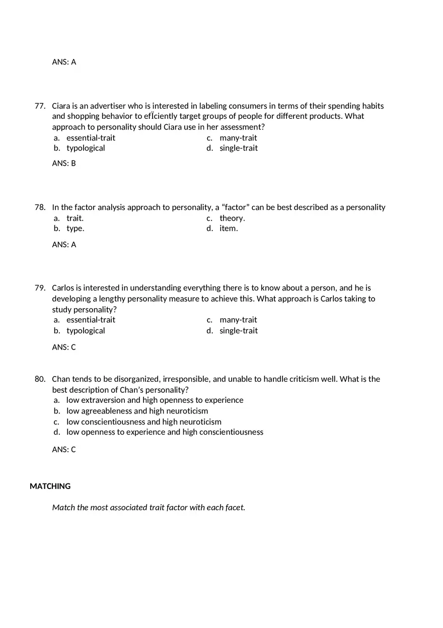 Traits and Types - The Big Five and Beyond - Page 8