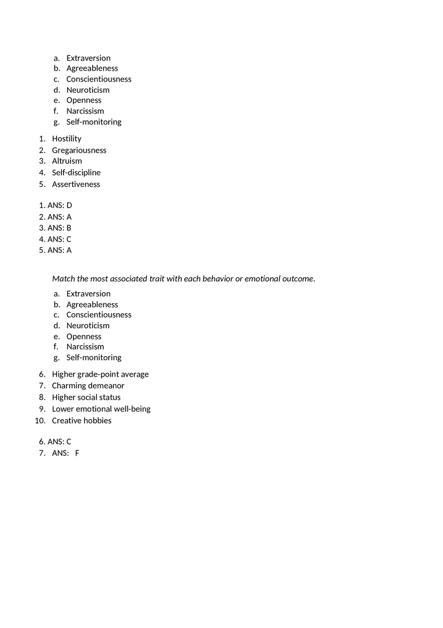 Traits and Types - The Big Five and Beyond - Page 9