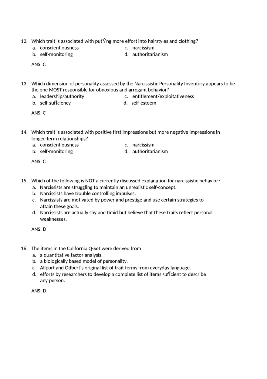 Traits and Types - The Big Five and Beyond - Page 12