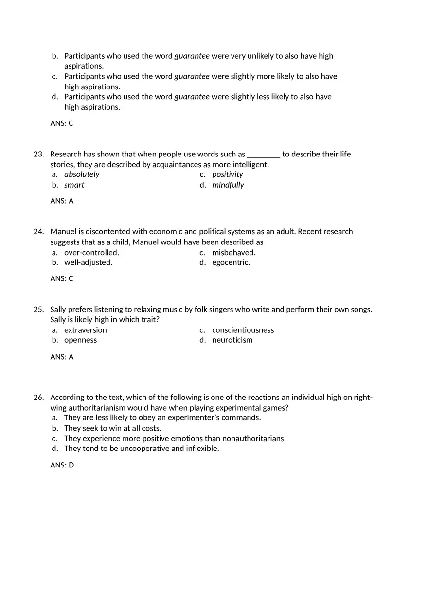 Traits and Types - The Big Five and Beyond - Page 14