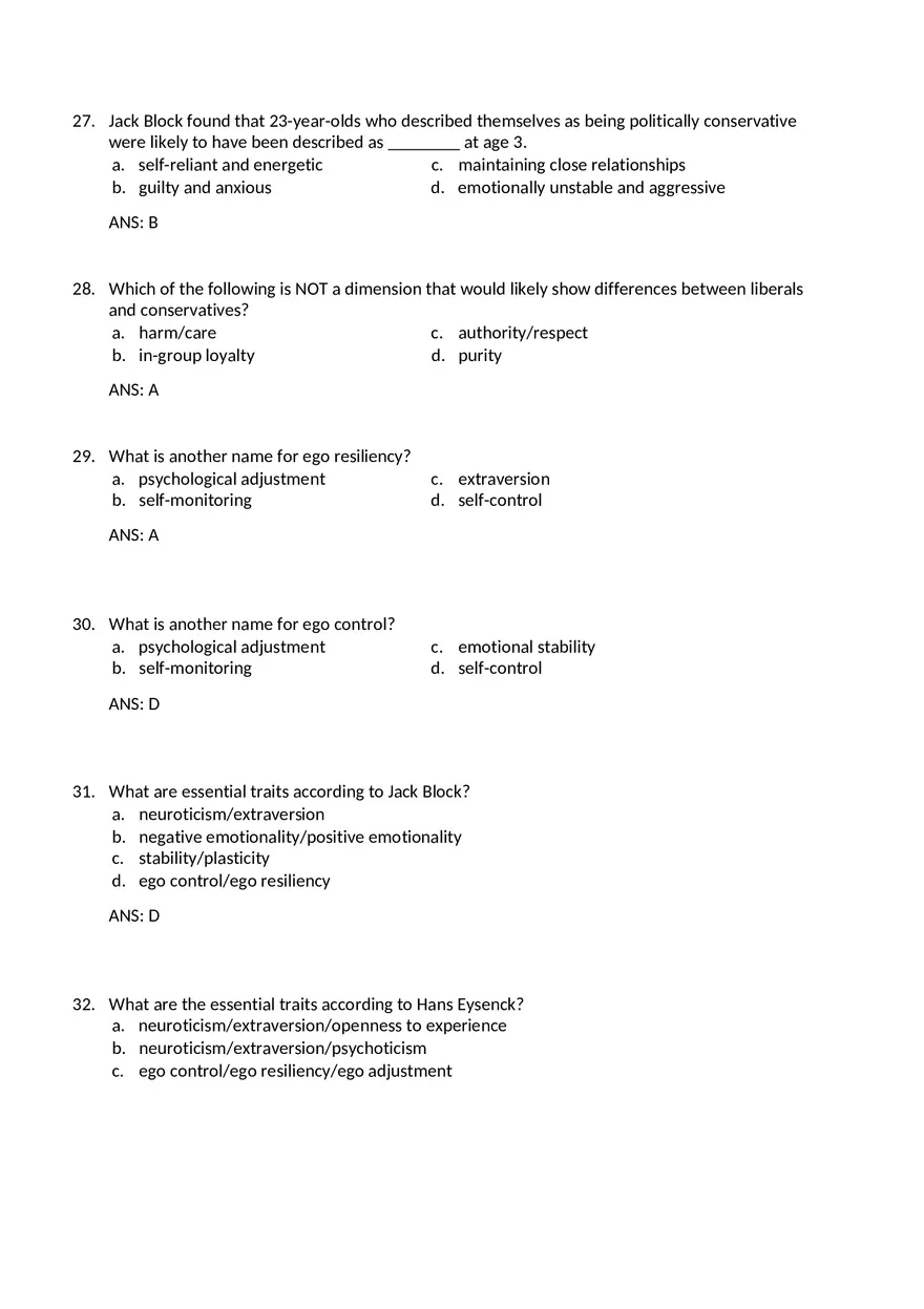 Traits and Types - The Big Five and Beyond - Page 15