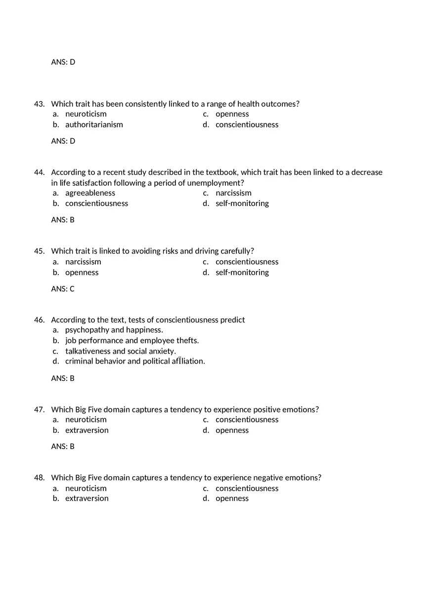 Traits and Types - The Big Five and Beyond - Page 18