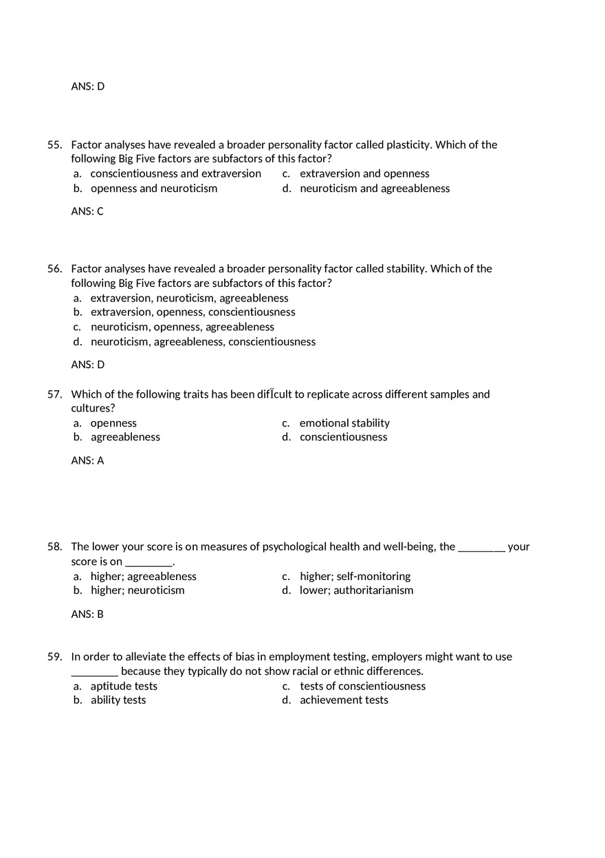 Traits and Types - The Big Five and Beyond - Page 3