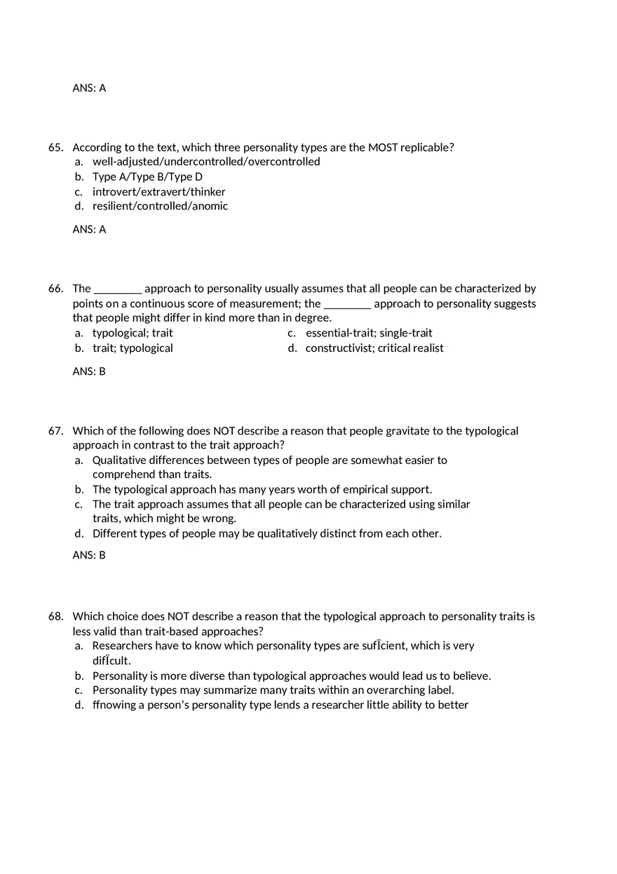 Traits and Types - The Big Five and Beyond - Page 5