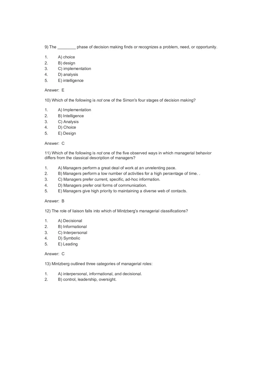 Business Value of Decision Making 100 Answers - Page 10