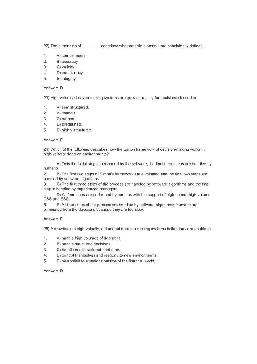 Business Value of Decision Making 100 Answers - Page 13
