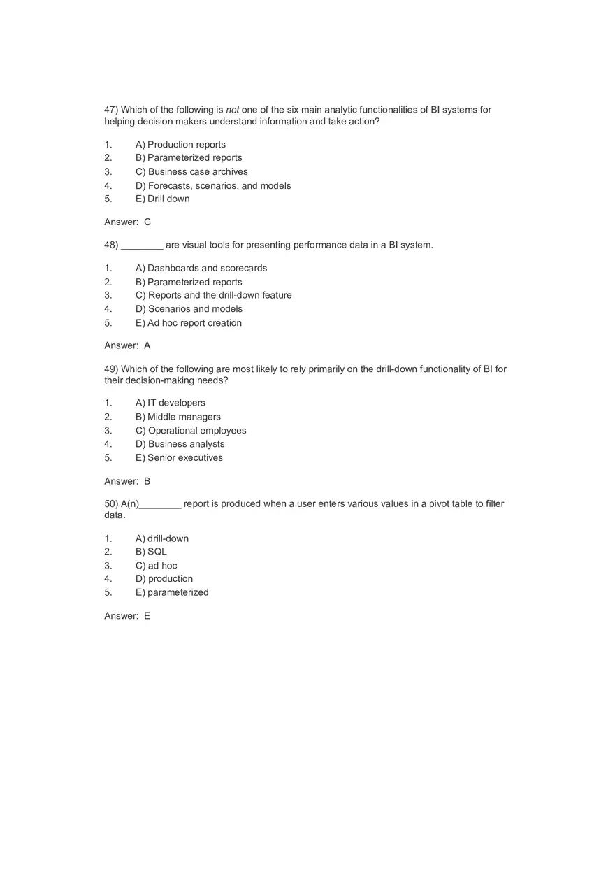 Business Value of Decision Making 100 Answers - Page 17