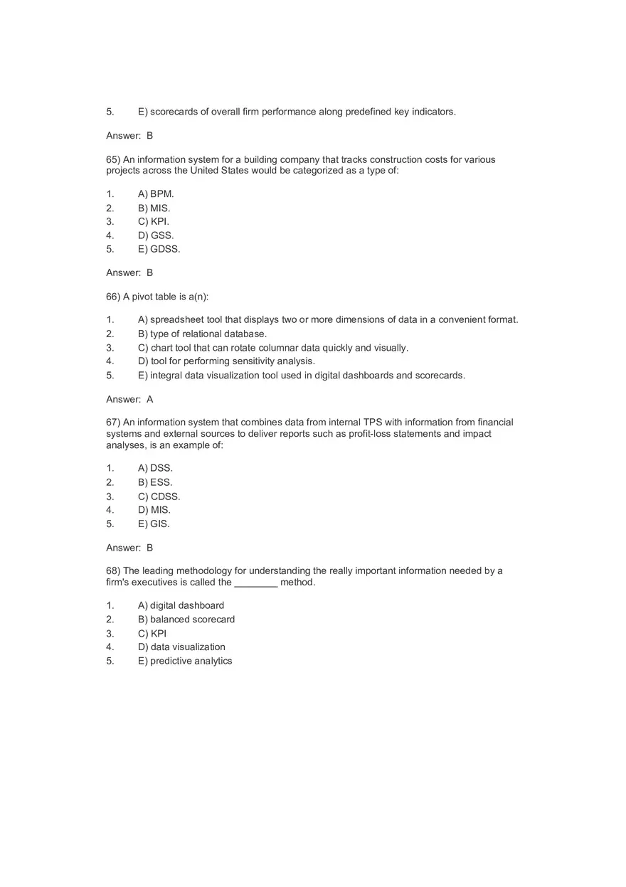 Business Value of Decision Making 100 Answers - Page 5