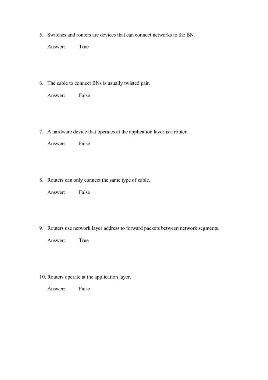 Backbone Networks Testbank Part 1 - Page 2