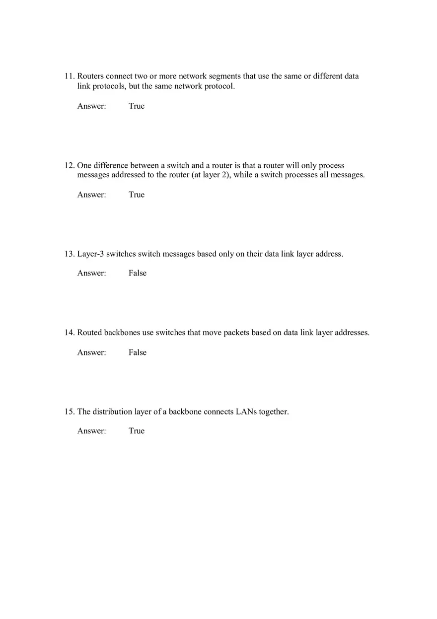 Backbone Networks Testbank Part 1 - Page 3