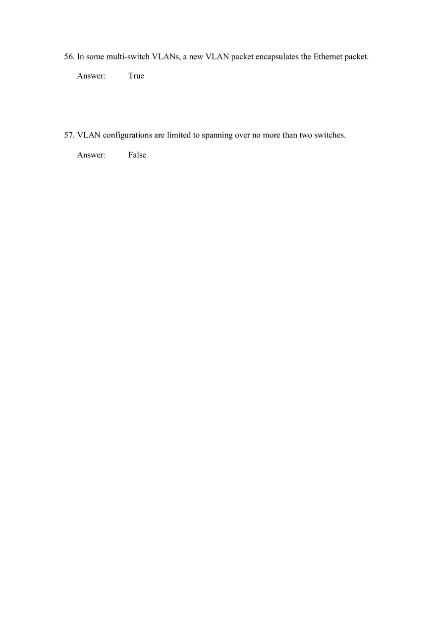 Backbone Networks Testbank Part 2 - Page 2