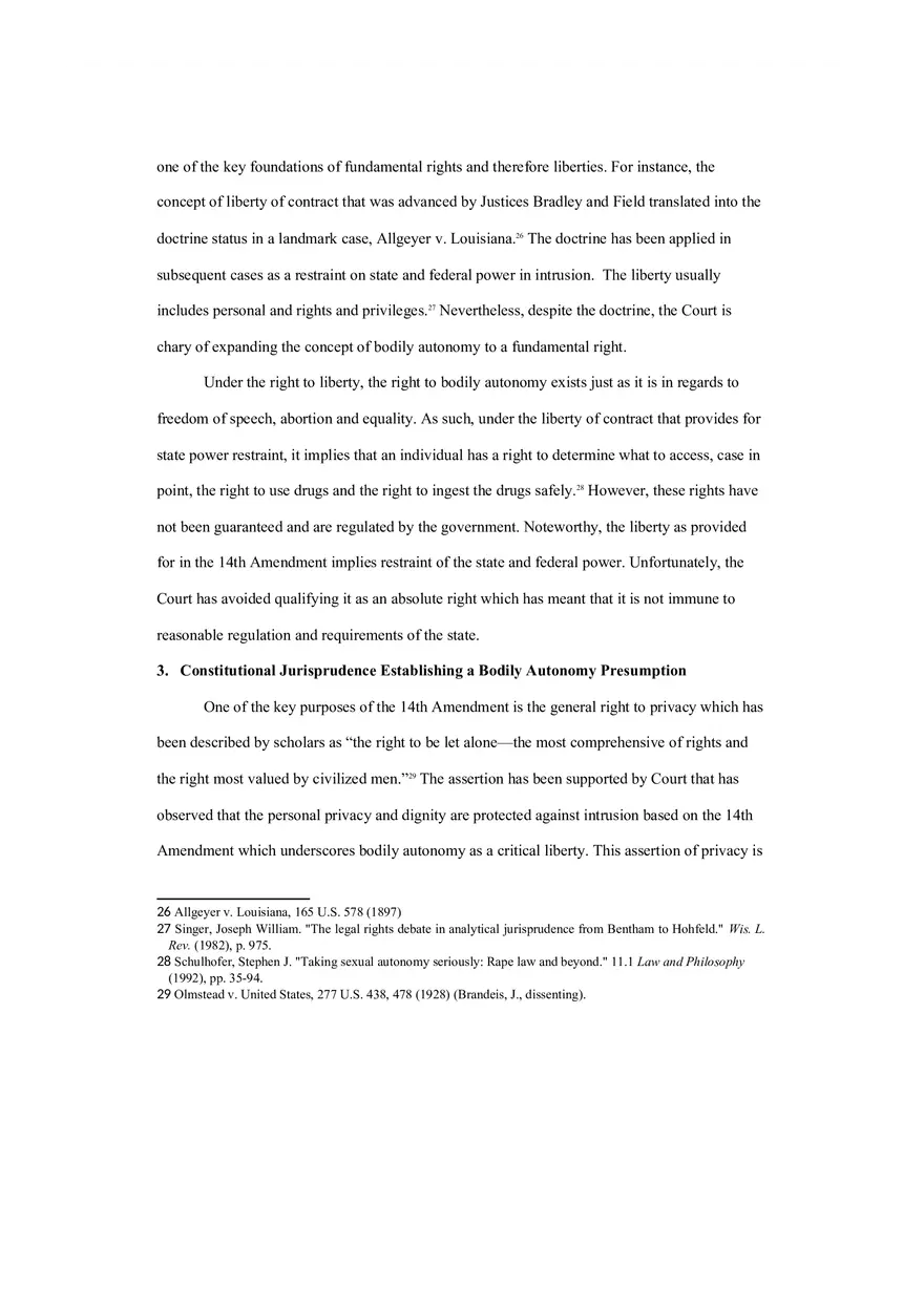 Land of the Free - Bodily Autonomy and the Constitution - Page 20